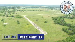Lot #3 Available in Wills Point, TX | Lot For Sale In Wills Point Texas