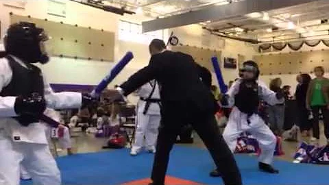 Audrey's weapons match April 2014