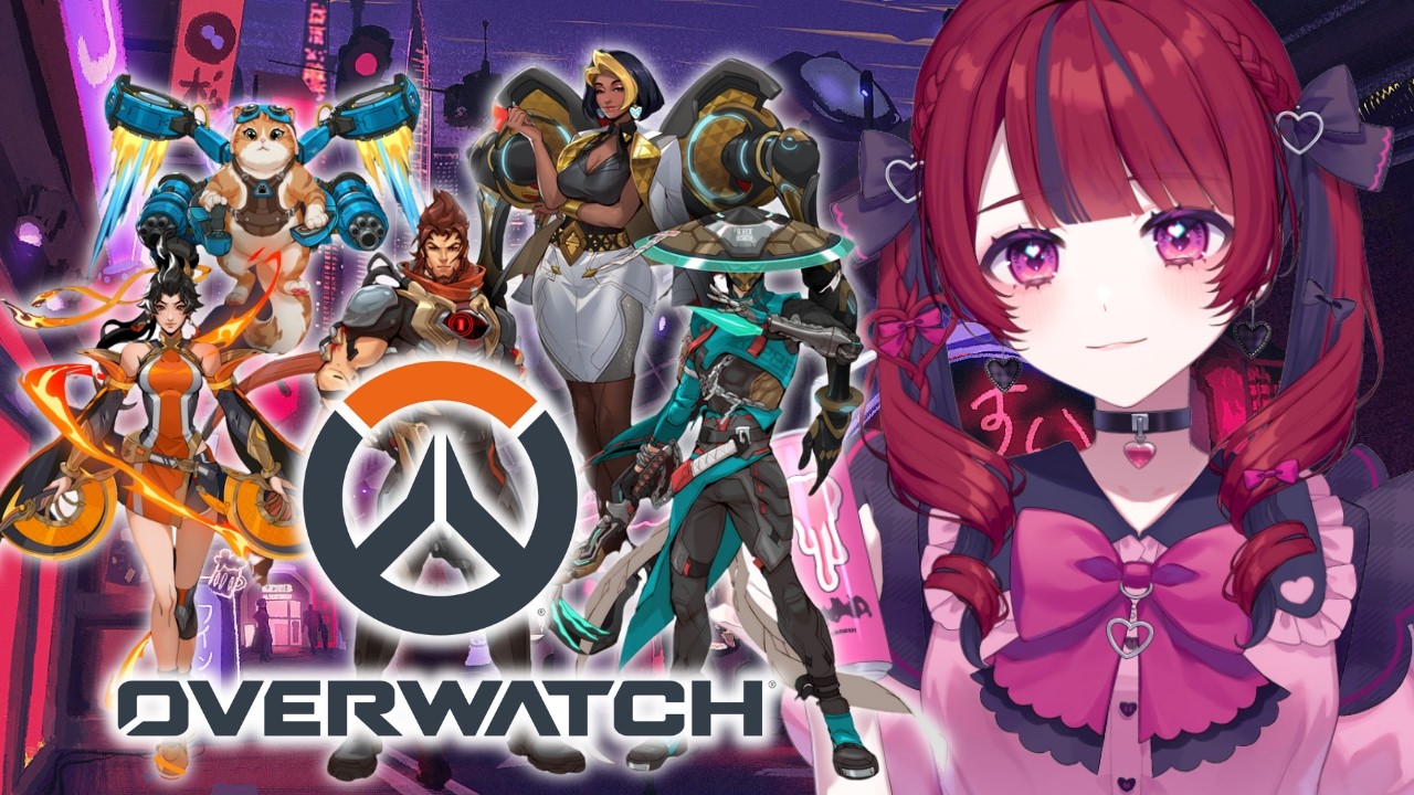 【#overwatch /コラボ】出張帰りの鬼たちと遊ぶ【神楽うた/新人vtuber】