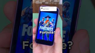 Mini iPhone roda Fortnite? #fortnitemobile