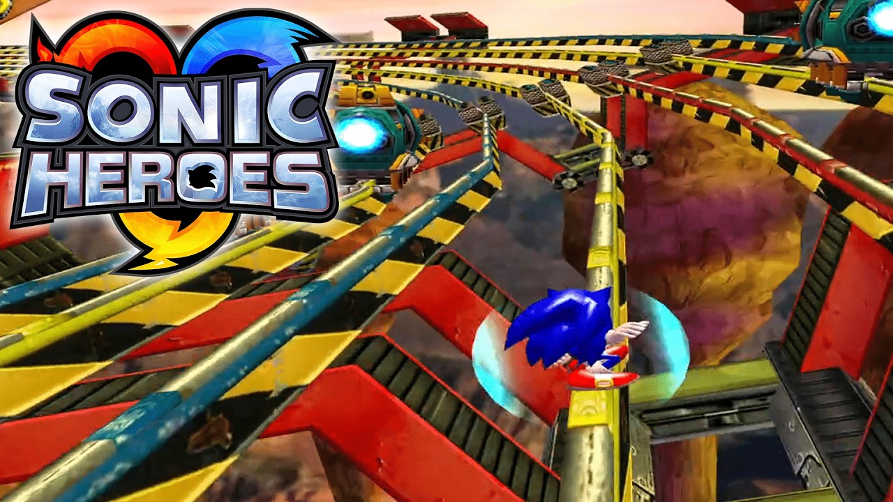 Sonic Heroes - Rail Canyon - Team Sonic [4K 60 FPS] - YouTube