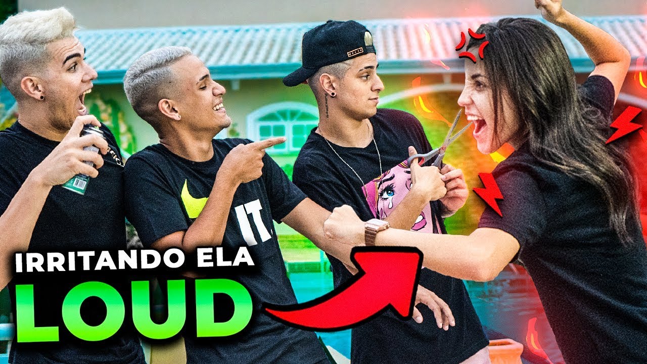 SURTOU?! IRRITAMOS ELA POR 24H NA LOUD!!