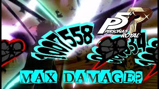 P5R but Akechi does over 1M damage | Max damage reached?!