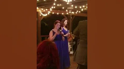 Hamilton inspired Wedding toast
