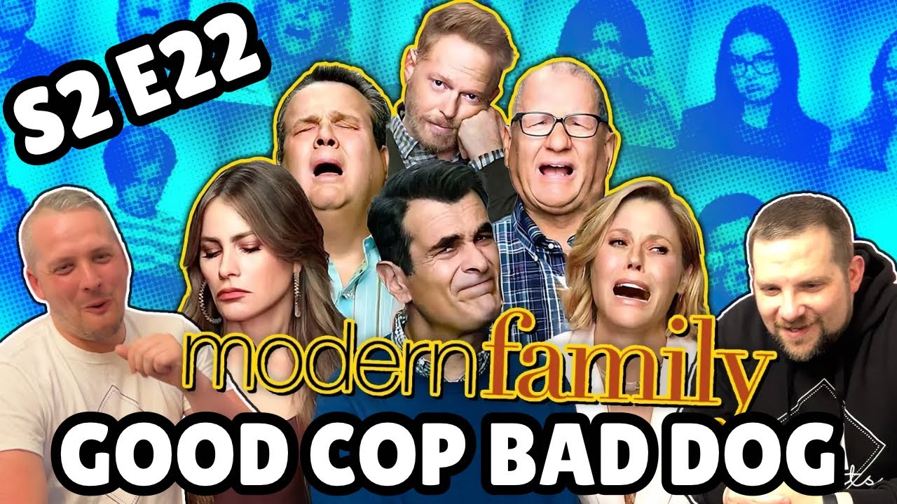 British Guys HILARIOUS Modern Family Reaction | Season 2 Episode 22 (Good Cop Bad Dog)