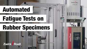 Robotic Testing System roboTest N for Fatigue Tests on Rubber Specimens