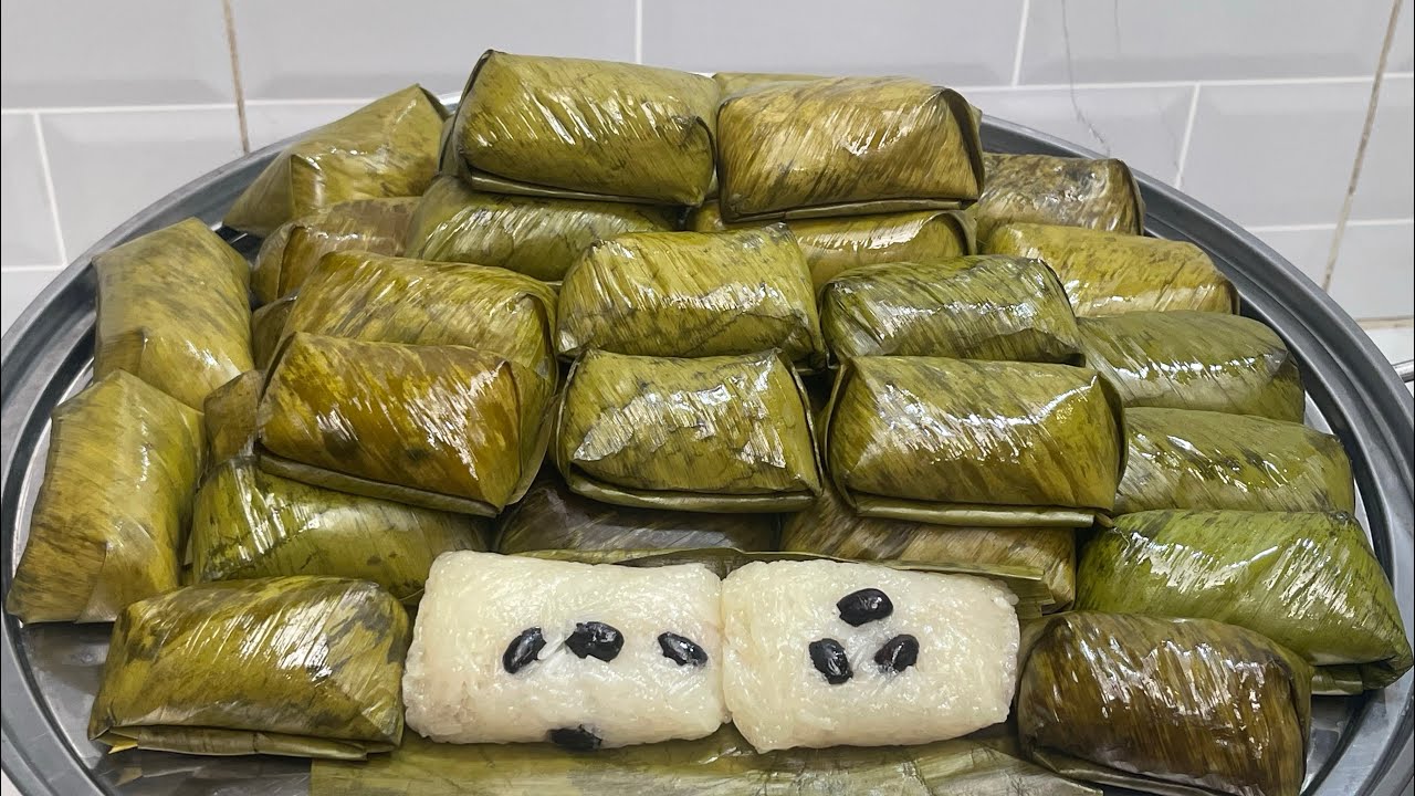 วิธีห่อข้าวต้มมัดจิ๋วแบบลดต้นทุนประหยัดตอกประหยัด ใบตองประหยัดแก๊สรสชาติอร่อยเหมือนเดิม