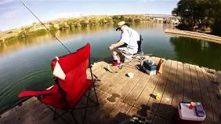 Fishing American Falls, Idaho in August 2019 by Rob Scott