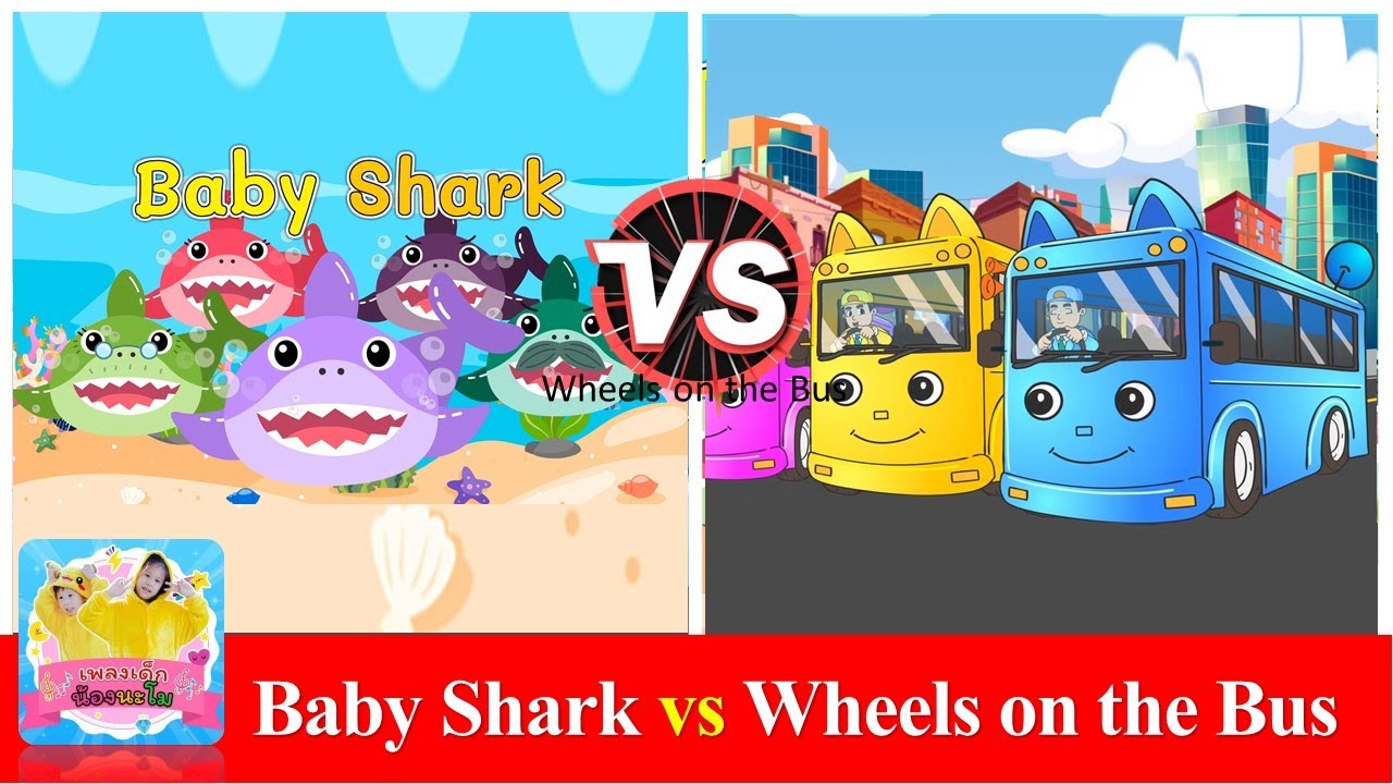 Baby Shark vs Wheels on the Bus