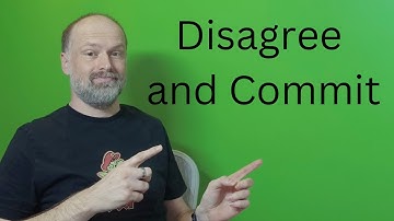 How to Disagree and Commit
