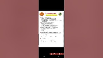 #CLASS 8 , Mathematics,NAS assignment 3