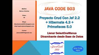 PARTE 5, CRUD MVC CON JSF, HIBERNATE Y PRIMEFACES