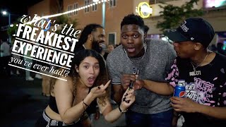 The Freakiest Experience You've Ever Had? - #OffCentral [Street Interviews] - Albuquerque Talkz