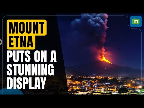 Mount Etna Display | Mount Etna Puts On Spectacular Show Over Mediterranean Island Of Sicily | N18G Episode cover