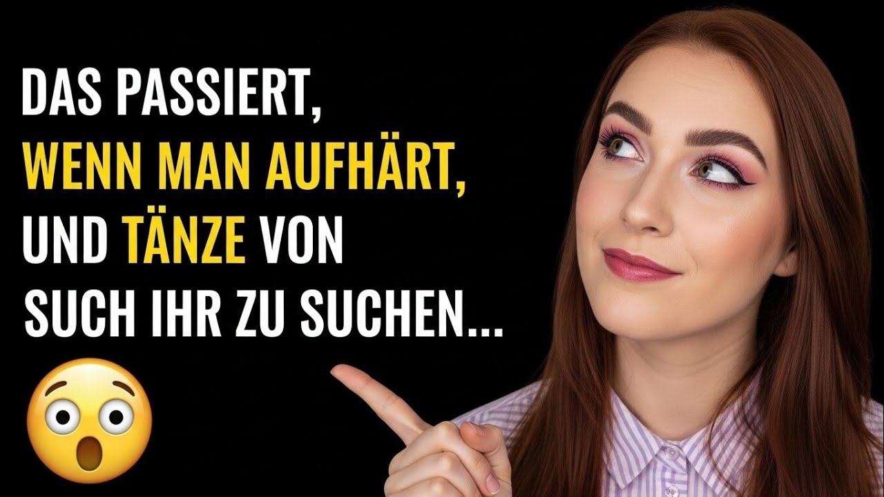 WAS FÜHLT SICH EINE FRAU, WENN MAN AUFHÖRT, NACH IHR ZU SUCHEN?