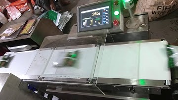 Online checkweigher working video