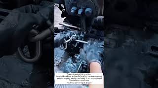 Heavy Machinery Maintenance – Component Installation & Assembly Process