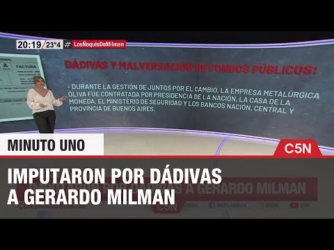 IMPUTARON por DÁDIVAS a GERARDO MILMAN