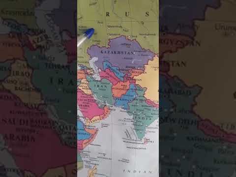 Caspian sea borders ??