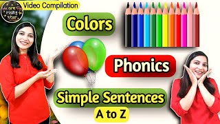 Colors | Phonics | Simple Sentences | Video Compilation | WATRstar