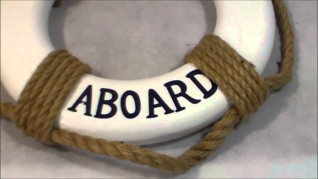 Alaska costilla Muslo ARO SALVAVIDAS "WELCOME ABOARD" - YouTube