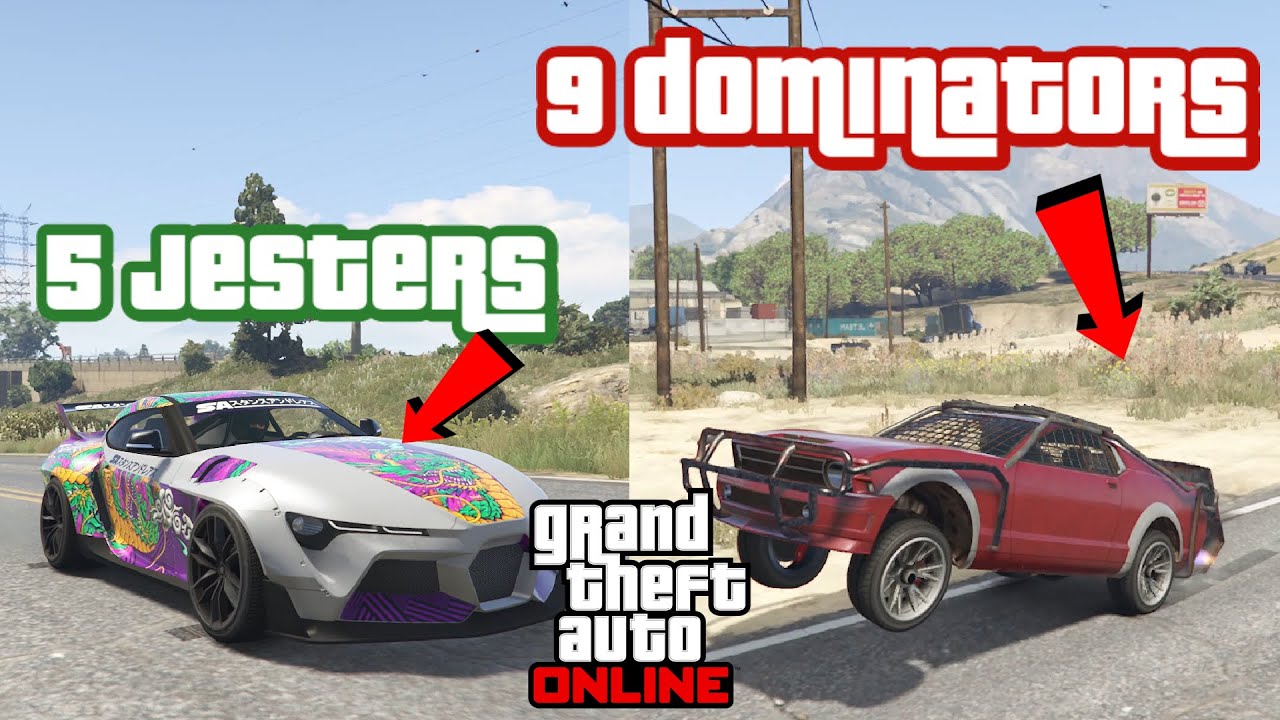 COCHES con más VARIANTES en el GTA Online