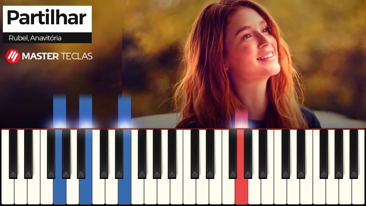 Partilhar - Rubel, Anavitória | Piano Tutorial