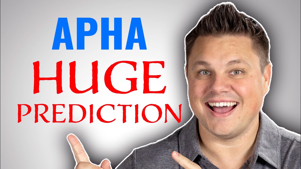 The BEST POT STOCK | APHA STOCK | Massive Aphria Stock Predictions