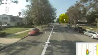 Google Mapping Software Demo Featuring Street-Level View