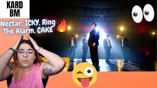 KARD 'ICKY' 'Ring The Alarm' & 'CAKE' + BM 'Nectar (Ft. Jay Park)' MV Reaction!