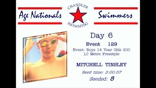 Chandler Age Nationals 2016 Day 6 Swimming Stars