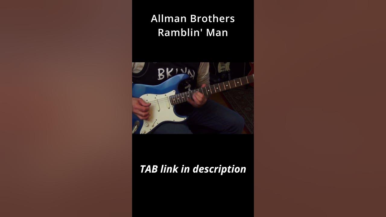 Allman Brothers - Ramblin' Man guitar solo