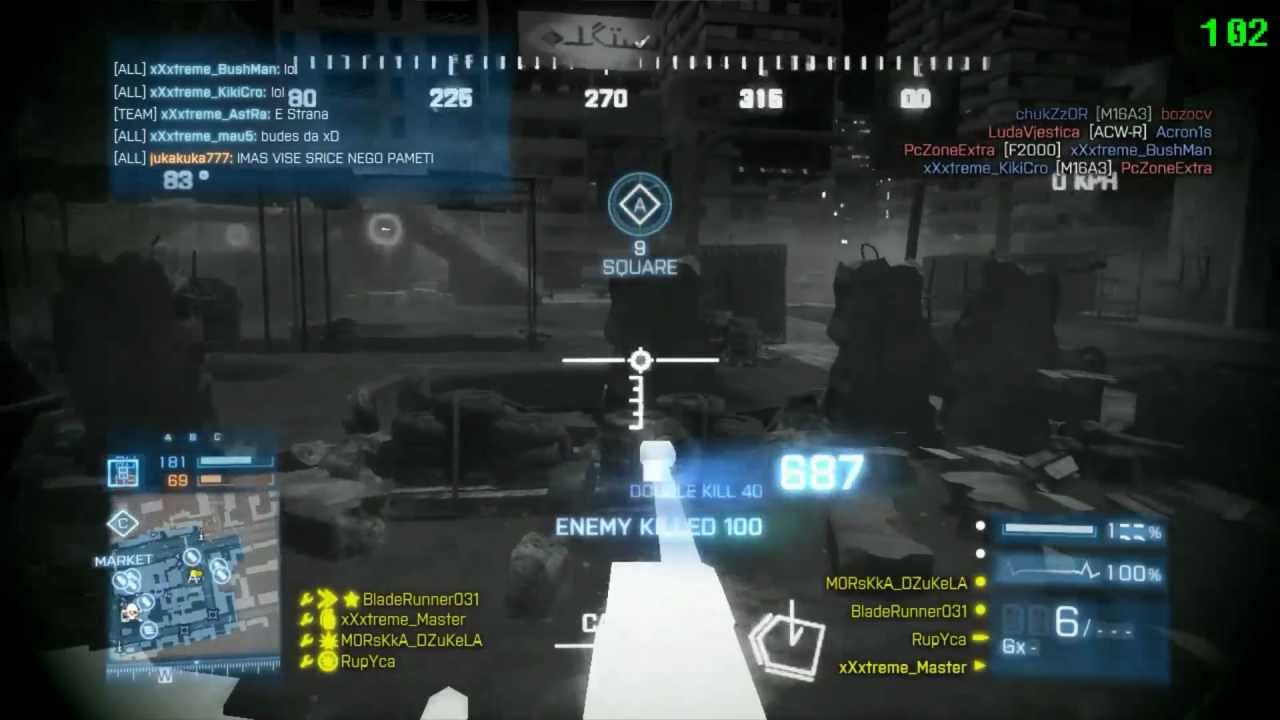 BF3: xXx vs CHC 14on14, Bazzar R2, xXxtreme_Master