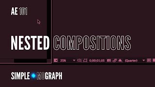 After Effects Tutorial - Nesting Composition - Level: Beginner