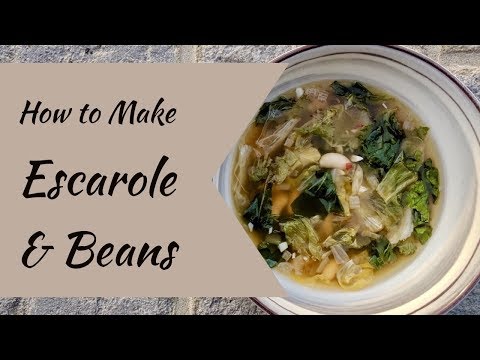 How To Make Escarole & Beans || Cara Di Falco || Cara's Cucina