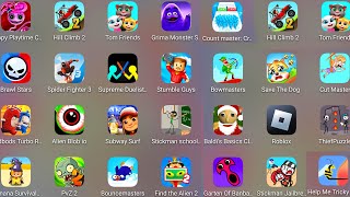 Roblox,Stumble Guys,Alien Blob io,Help Me Tricky Puzzle,Grimace Monster,456 Cat Survival Master.... screenshot 5