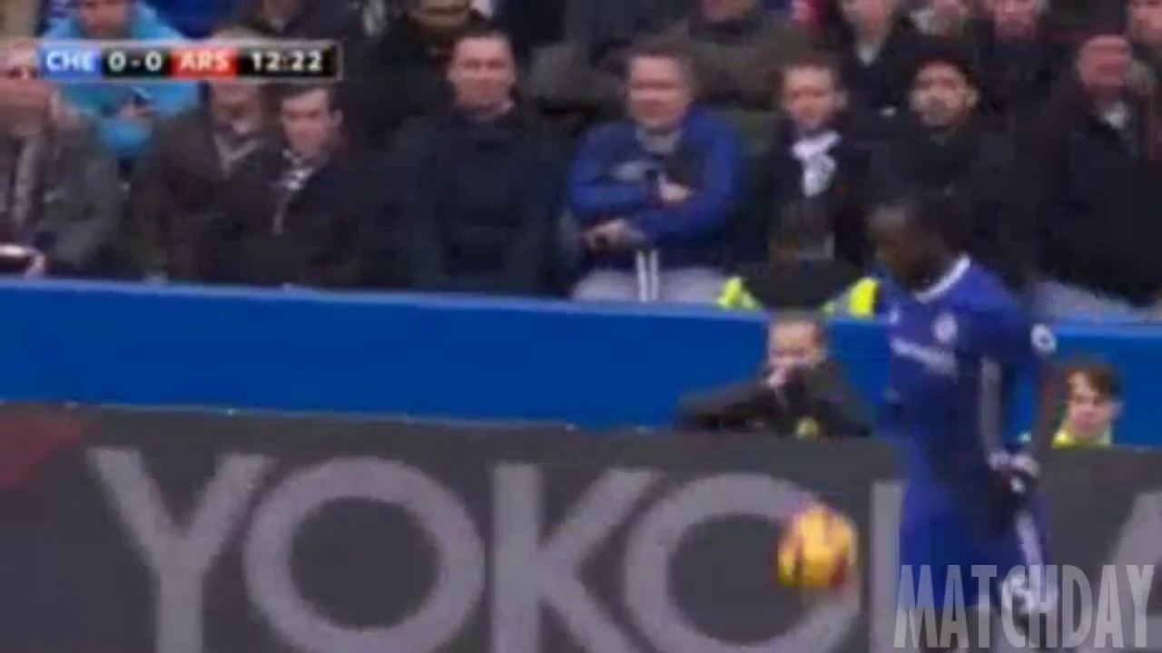 Marcos Alonso Goal Chelsea vs Arsenal 1 0