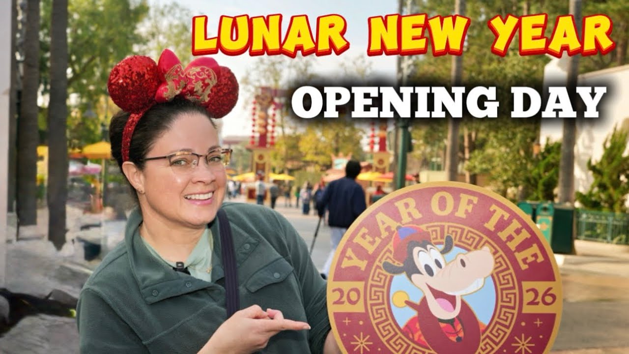 Disney Lunar New Year at Disney California Adventure | NEW Merch, Characters & Park Updates