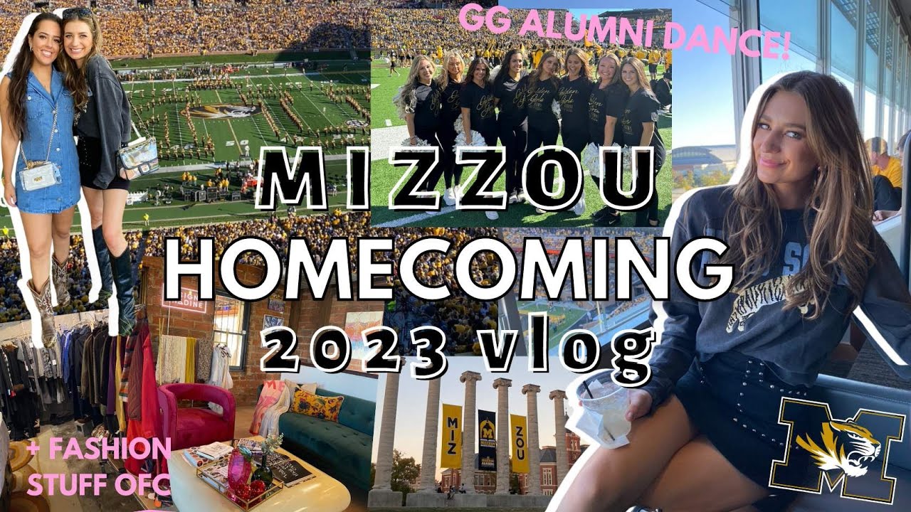 MIZZOU HOMECOMING VLOG! | dancing on the field & catching up with fashion school friends