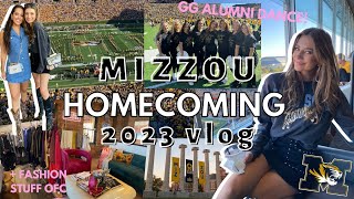 MIZZOU HOMECOMING VLOG! | dancing on the field & catching up with fashion school friends