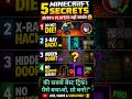 Minecraft के 5 खुफिया प्रो-टिप्स! 🤫#MinecraftTips #MinecraftHindi #ProTips #GamingFacts#thedesifact