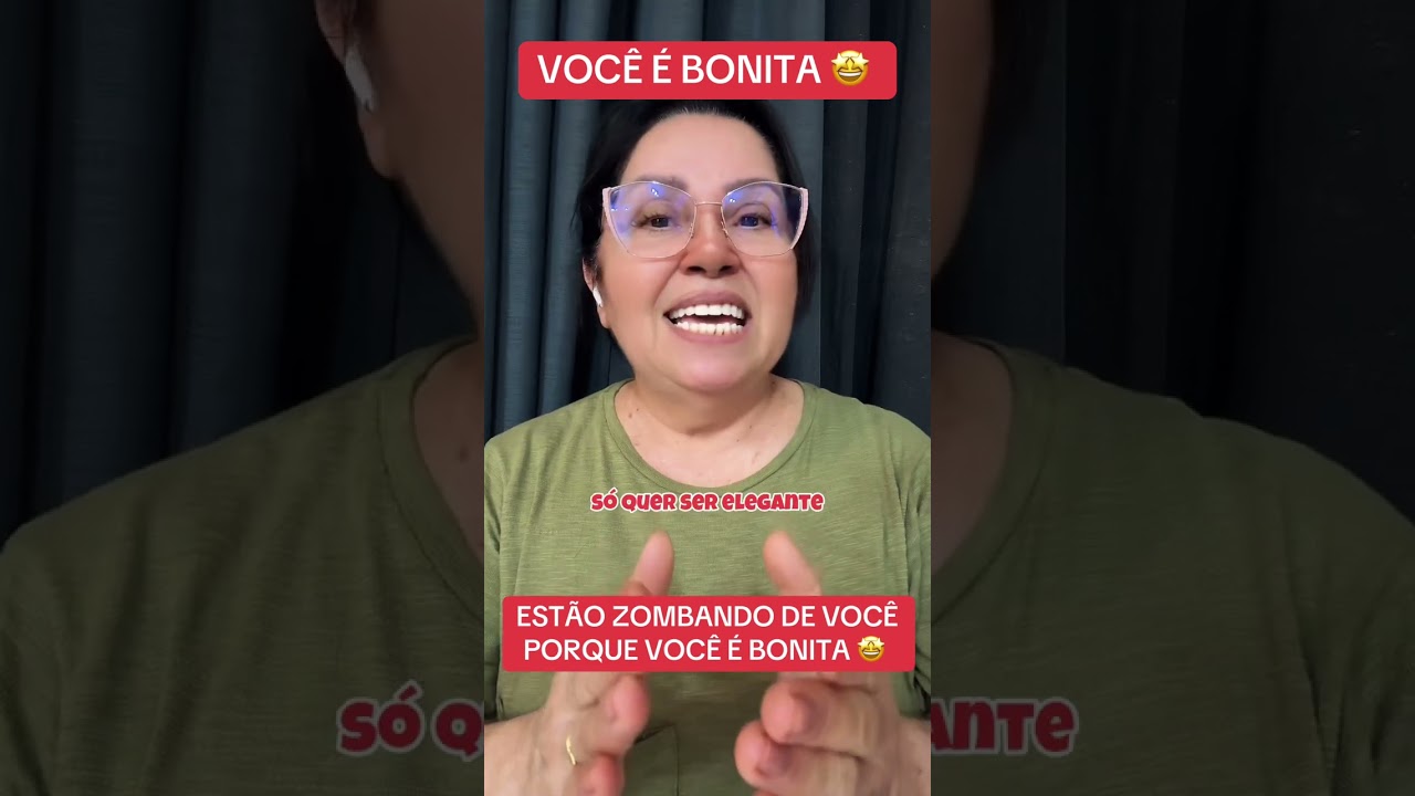 ESTÃO ZOMBANDO DE VOCÊ PORQUE VOCÊ É BONITA 🤩
