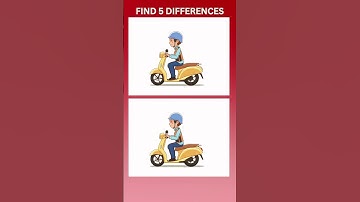 Can You Find 5 DIFFERENCES? Spot The Difference! #shorts