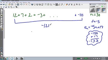 partial sums of arithmetic sequences
