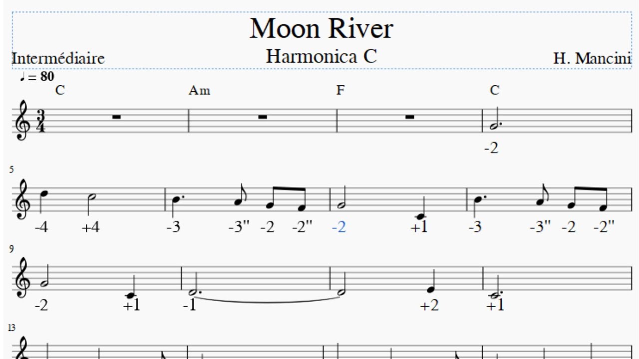 moon-river-harmonica-c-tab-niveau-interm-diaire-p3-d-butant-youtube