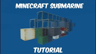 Working Redstone Minecraft submarine tutorial | Bedrock | Xbox | MOBILE |