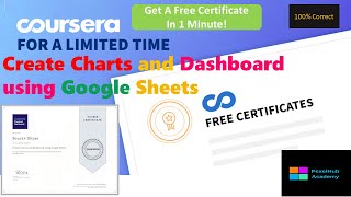 Create Charts and Dashboard Using Google Sheets Coursera Guided Project Quiz Answers | 100% Correct