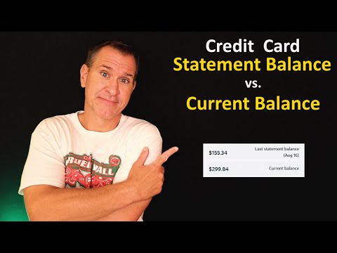 Credit Card Statement Balance vs. Current Balance - What's the Difference? Which one should you pay?