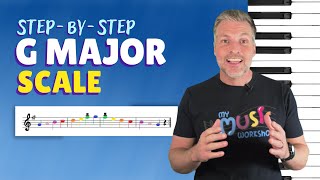 g major scale piano made easy beginners