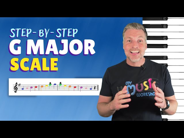 G Major Scale on Piano | Made Easy for Beginners - Videos For Kids